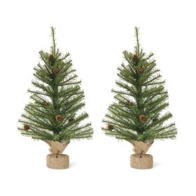 Mini Pine Tree 2'H (Set of 2) PVC