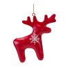 Tree/Star/Deer Ornament (Set of 12) 5.25"H, 6"H, 6"H Iron