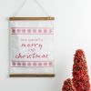 Merry Christmas Banner 14.75"L x 20"H Polyester