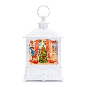 Snow Globe w/Nutcracker Ballet 10"H Plastic 6 Hr Timer 3 AA Batteries Not Included or USB Cord Inclu