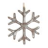 Snowflake Ornament (Set of 12) 7"H, 9.25"H MDF