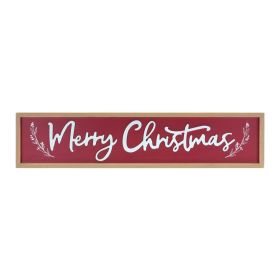 Merry Christmas Frame 31.5"L x 7"H MDF/Wood