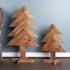 Tree (Set of 2) 27"H, 39"H Wood