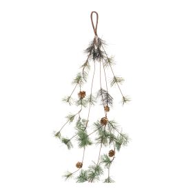 Snowy Pine Garland (Set of 2) 46"L PVC