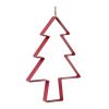 Tree Cookie Cutter Ornament (Set of 4) 12"H Metal