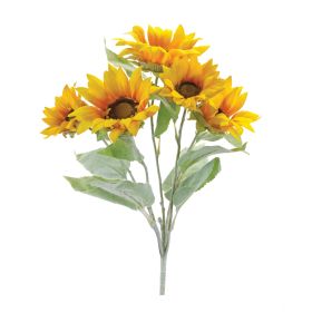 Sunflower Bush (Set of 2) 21.5"H Polyester