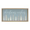 Christmas Wishes Sign 31.5"L x 13.5"H MDF