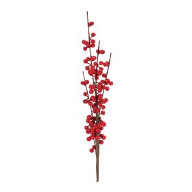 Ilex Berry Stem (Set of 6) 27"H Foam