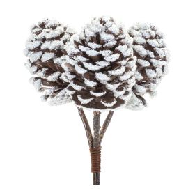 Pine Cone Bundle (Set of 6) 11"H Plastic