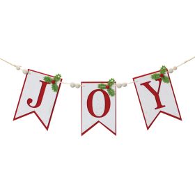 Joy Banner 21"L x 19"H Plywood/Polyester