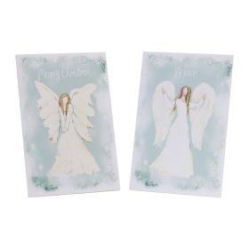 Angel Sign (Set of 2) 8"L x 11"H Wood/MDF