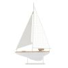 Sailboat (Set of 2) 11"L x 18.25"H Metal/Wood