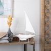 Sailboat (Set of 2) 11"L x 18.25"H Metal/Wood