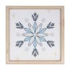 Snowflake Print (Set of 12) 13.5"SQ MDF