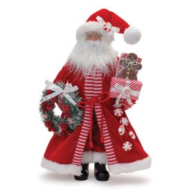 Santa 20"H Fabric/Plastic