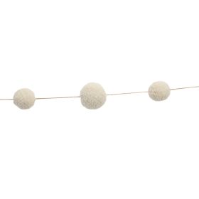 Pom Pom Garland (Set of 2) 6'L Polyester