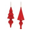 Ornament (Set of 12) 5.75"H, 6"H Wood