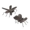 Butterfly/Dragonfly Pot Sitter (Set of 12) 3"L x .75"H, 3"L x 1.5"H Resin/Metal