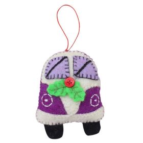 Purple Van Felt Ornament - Global Groove (H)