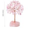 1pc Natural Crystal Tree Crystal Hair Ore Fluorite Base Rich Tree Chakra Amethyst Powder Crystal Ornaments - Pink