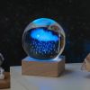 Cosmos Series Crystal Ball Night Lights; Milky Way; Moon; Desktop Bedroom Small Ornaments; Creative Valentine's Day Gifts Birthday Gifts - Nimbus