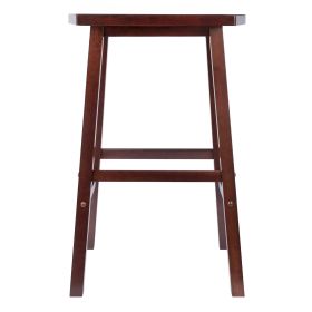 Katashi Fan Shape Bar Stool; Walnut