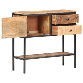 Sideboard 33.5"x11.8"x31.5" Rough Mango Wood