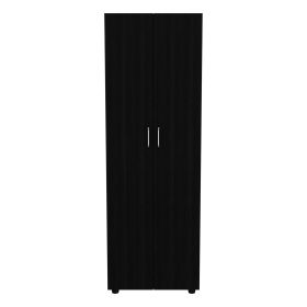 Slim Armoire Barkley, Bedroom, Black