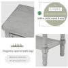 Narrow Console Table, Slim Sofa Table with Three Storage Drawers and Bottom Shelf for Living Room, Easy Assembly (Gray Wash) - as picture