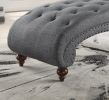 Modern Stylish Gray Color 1pc Chaise Button-Tufted Nailhead Trim w Bolster Pillow Comfortable Living Room Furniture Solid wood and Plywood Frame - as