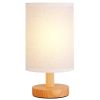 Beside Lamps for Bedroom Warm White Nightstand Lamp USB Plug Modern Lantern for Bedroom with 32.48in Cord