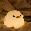 Cute Duck Light, Rechargeable Dimmable Nightlight for Bedrooms