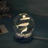 Stars And Seas; Ocean Series Crystal Ball Ornaments; Night Lights; Bedroom Desktop Decorations; Creative Birthday Gifts - Dream Jellyfish