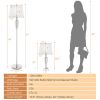 3 Piece Lamp with Set Modern Floor Lamp and 2 Table Lamps