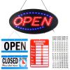 LED Open Sign 18.7x9.45in Business Neon Open Sign Advertisement Board