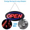 LED Open Sign 18.7x9.45in Business Neon Open Sign Advertisement Board