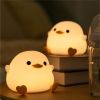 Cute Duck Light, Rechargeable Dimmable Nightlight for Bedrooms