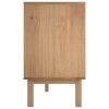 Sideboard OTTA 44.7"x16.9"x28.7" Solid Wood Pine