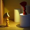 1pc Mini LED Night Light Cartoon Table Lamp Hero War Police Night Light Children's Room Bedside Table Bedroom Living Room Decoration - Yellow