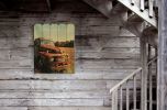 "Welcome to the Country" by Anthony Smith, Printed Wall Art on a Wood Picket Fence - as Pic