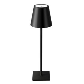 Cordless Table Lamp, Portable LED Desk Lamp, 5000mAh Battery Operated, 3 Color Stepless Dimming Up