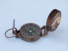 Antique Brass Military Compass 4"