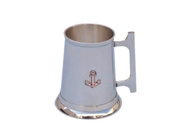 Brass Anchor Mug With Cleat Handle 5"