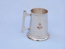 Brass Anchor Mug With Cleat Handle 5"