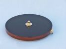 Decorative Wooden Brass Compass Table 23"