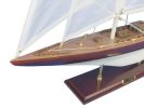 Wooden William Fife Model Sailboat Decoration 35"