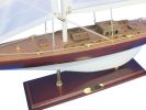 Wooden William Fife Model Sailboat Decoration 35"