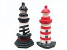 Wooden Cape Hatteras and Assateague Lighthouse Kitchen Magnets 4"