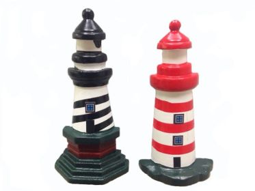 Wooden Cape Hatteras and Assateague Lighthouse Kitchen Magnets 4"