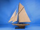 Wooden Rustic Columbia Model Sailboat Decoration Limited 30"